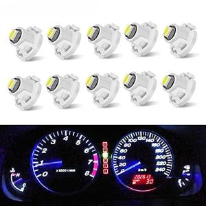 t4.2 車 ledライト ホワイト 3014 LED 車用 ダッシュボード クラスター ゲージ 電球 ライト 10個入り
