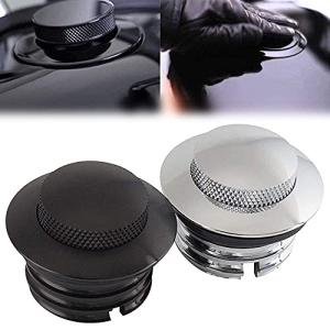 YIBO アルミニウム オートバイ燃料タンクガスキャップ ポップアップオイル貯水池ガスカバー ハーレーダビッドソン1982-2017年用