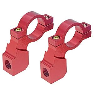 HANSWD オートバイ自転車ミラーブラケットアダプターアルミニウム2.2cm / 0.86 ''背面図ハンドルバーミラーマウントクランプホルダ