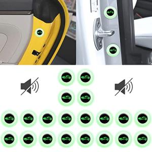 車のドアクッション デッドニング ショックアブソーバーガスケット 20個セット スポーツカー柄ラバープロテクト 衝突回避防音 車 ドア 傷防止