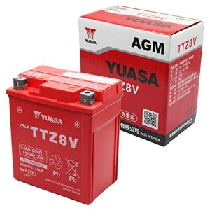 TAIWAN YUASA  シールド型 バイク用  AGM バッテリー  TTZ8V