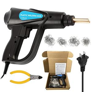 Aumotop プラスチック溶接機 70Wホットホッチキス カーバンパー修理キット 4種類フラット/外側コーナー/内側コーナー/ウェーブステープ