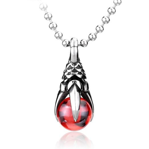 ネックレス ステンレス メンズ ペンダント キュービックジルコニア CZ ストーン 手 足 ユニーク...