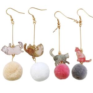 styiro ピアス ニッケルフリー じゃらじゃらメタルボールピアス