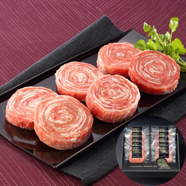 ＜大山物語＞大山豚手造りロールステーキ（80ｇ×10）