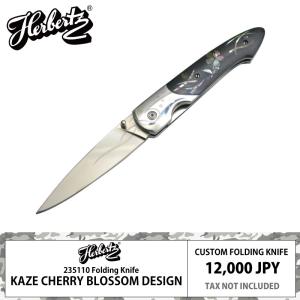 カスタムナイフ ヘルベルツ ガンメタル フォルディング ナイフ 420