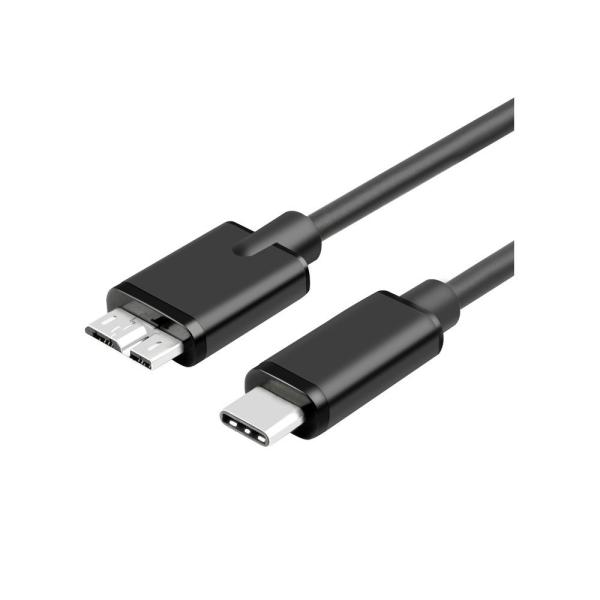 Type-C USB C-Micro USB3.0(10Pin)ケーブル 100cm （オス-オス）...