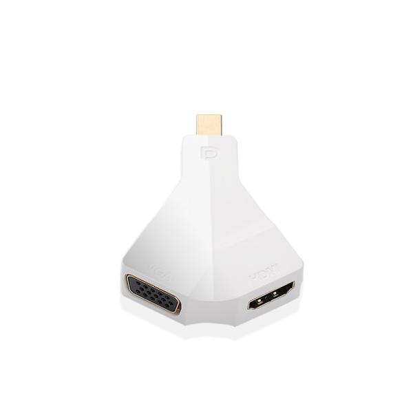 Apple/Surface pro用 2in1 Mini DP/Thunderbolt to VGA...