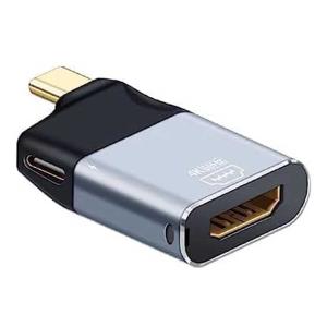 TypeC USB C to HDMI 変換アダプター HDMI 4K/60Hz映像出力 USB-C 急速充電PD(100W) 対応 設定不要　アルミニウム合金 送料無料