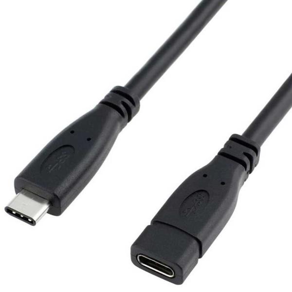 USB-C &amp; USB-C 延長ケーブル USB Type-C 2m 機器対応 TypeC USB ...