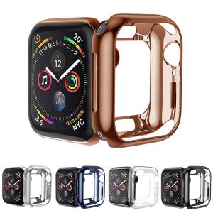 アップルウォッチ Apple Watch / Series11 / Series11 / SE3 / 他 / 46mm / 42mm / 44mm / 40mm / 41mm / 他 / メッキTPUフレーム カバー 柔らかい 耐衝撃