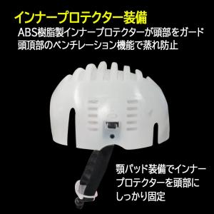 新型 帽子型ヘルメット 顎紐付き 保護帽子 ヘ...の詳細画像1