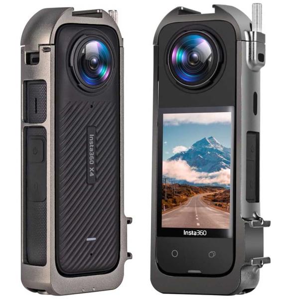インスタ360X4  Insta360 X4専用 フォームフィッティング アルミニウム素材フレーム ...