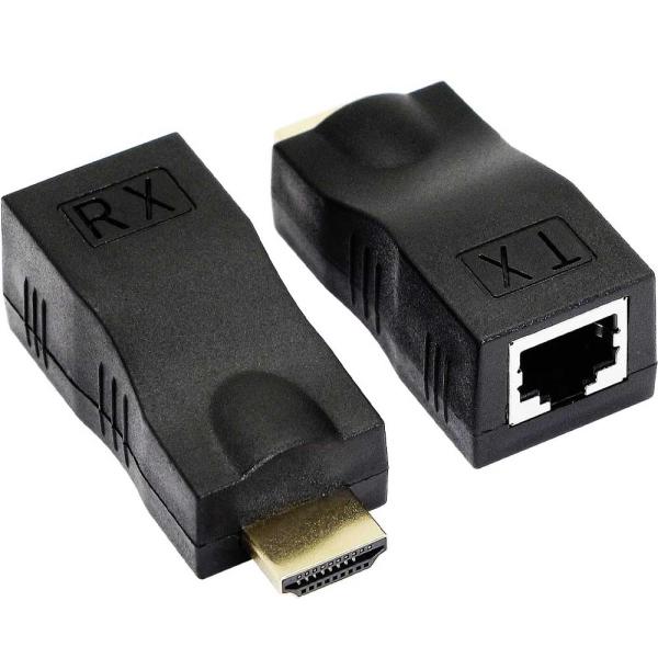 HDMIエクステンダー HDMI to RJ45 HDMI延長器 HDMI送受信機 TX/RX 2点...