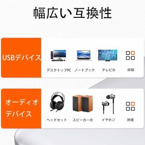 USB 3.5-mm変換アダプタ直挿型外付けサ...の詳細画像4