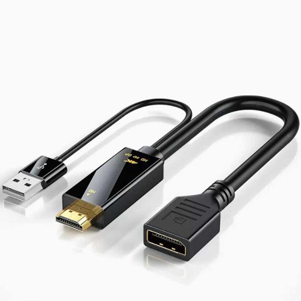 HDMI Displayport 4K 60Hz 変換アダプタ HDMI DP コンバーター 4K ...