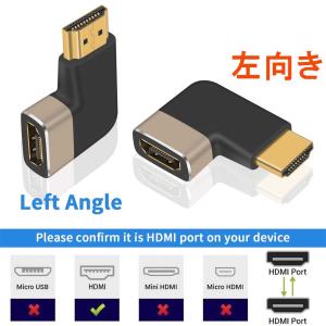 HDMI L型変換アダプタ 8K L字型 HD...の詳細画像3