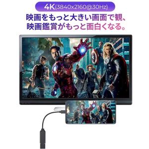 USB Type-C HDMI変換アダプタ 4...の詳細画像3