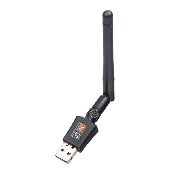 無線 USB Wifi アダプター 600Mbps 無線LAN子機 デュアルバンド USB2.0 2...
