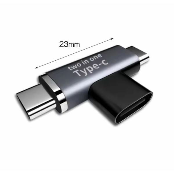 USB-C 1to2 スプリッター / USB C(メス) - デュアルUSB C(オス) / スプ...