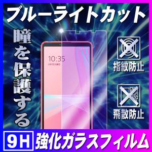 エクスペリア10 マーク3 保護フィルム ブルーライトカットガラスフィルム Xperia 10 III SO-52B SOG04 耐指紋 撥油性 表面硬度 9H｜royal-monster