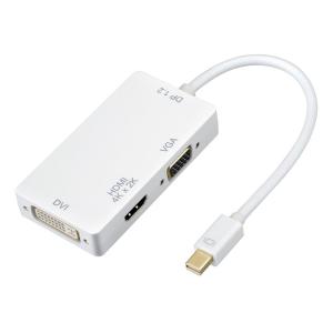 変換アダプタ Mini DP to HDMI/DVI/VGA 4K対応 金メッキ コネクタ搭載｜royal-monster