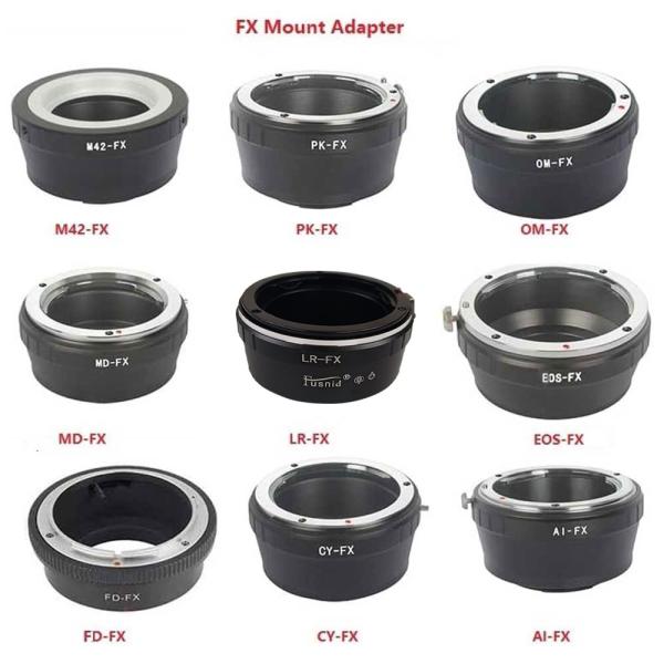 M42/PK/OM/MD/LR/EOS/FD/CY/AIマウント → フジ Xマウント変換 アダプタ...
