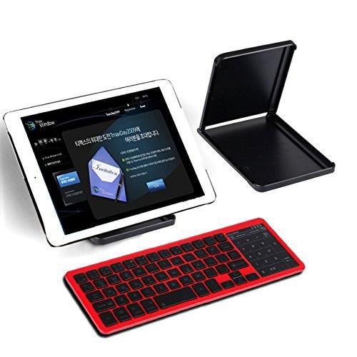 Bluetooth キーボード タッチパッド 超薄型 無線 ワイヤレスキーボード Windows A...