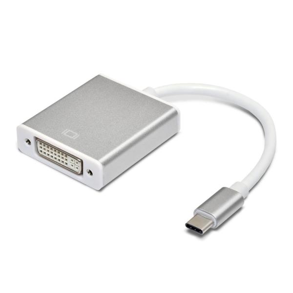 送料無料 USB3.1-C 変換アダプター Type-C to DVI 変換アダプター 4K 解像度...