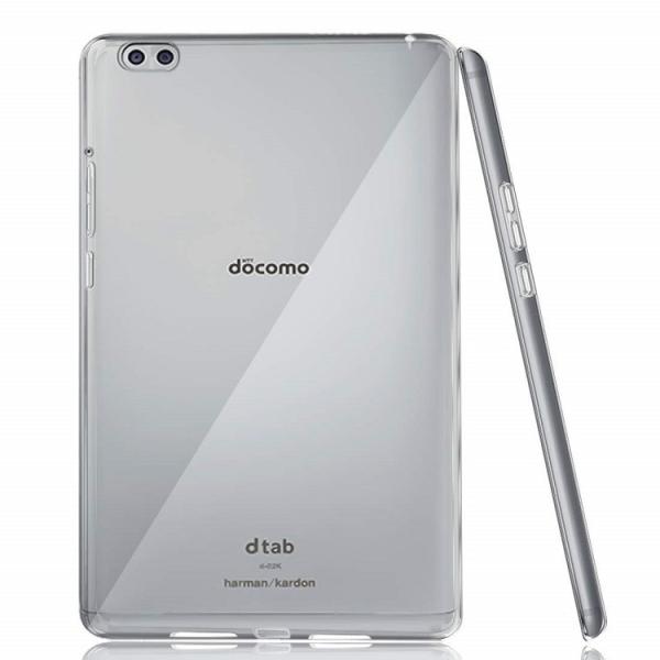 NTT docomo dtab Compact d-02k ケース クリア 透明 TPU素材 保護カ...