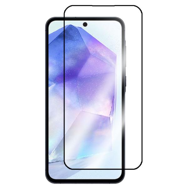 Galaxy A55 5G SC-53E SCG27スマホ強化ガラスフィルム 耐衝撃 3D全面保護強...