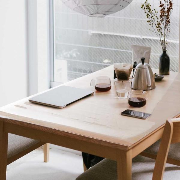 テーブルクロス  PVC 透明 テーブルマット 透明ビニールテーブルクロス 撥水加工 耐熱 防水 滑...