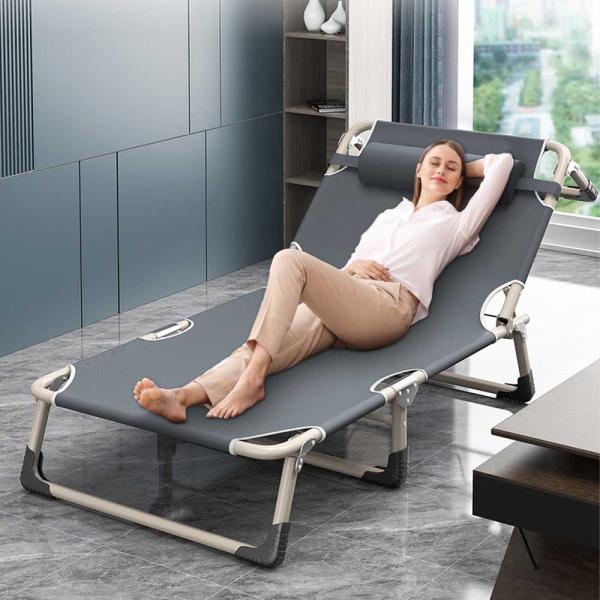 サマーベッド 簡易ベッド 折りたたみベッド  キャンピングベッド リクライニング  ベッド  幅67...