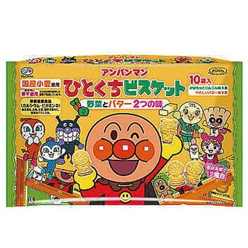 不二家 アンパンマンひとくちビスケット 135g×2袋