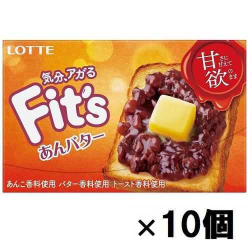 ロッテ Fit&apos;s（フィッツ）甘欲のあんバター 12枚×10個