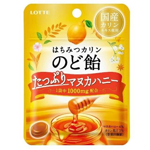 ロッテ はちみつカリンのど飴（たっぷりマヌカハニー）ミニパック 26ｇ×8袋【賞味期限：2026年0...