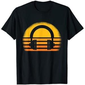 Retro Vintage Headphones - Music Lover Musicians Tシャツ