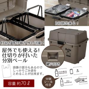 ゴミ箱 分別 おしゃれ 70 セパレーションボ...の詳細画像2
