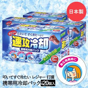 瞬間冷却剤 速攻冷却 携帯用 冷却パック 5個入 ×4箱セット 紀陽除虫菊 日本製 | 瞬間冷却パック アイスパック 保冷剤 熱中症対策 グッズ ひんやり 冷感 保｜royal3000