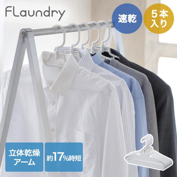 ダイヤ しっかり 乾く ハンガー ５個入り 058176 フランドリー | Daiya Flaund...