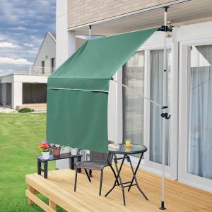 物干し竿 前幕付きオーニング 200cm | 2m 雨よけ つっぱり