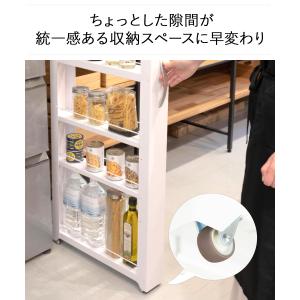 トールワゴン ハイタイプ 幅10cm ホワイト...の詳細画像2