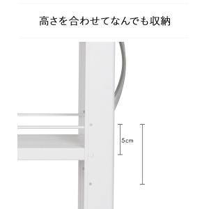 トールワゴン ハイタイプ 幅10cm ホワイト...の詳細画像4