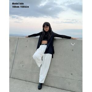 キッズ ダンス 衣装 ロック パンツ ブラック...の詳細画像3