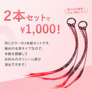 【2本セットで1000円】 キッズ エクステ ...の詳細画像1