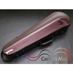 カーボンマック CFA-2 WRD ワインレッド ビオラケース 軽量 スリム