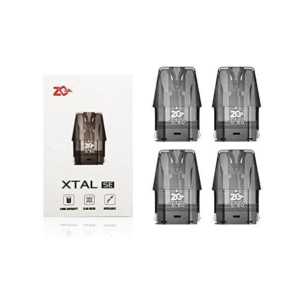 ZQ Xtal POD SE＋エクスタル Xtal SE＋POD に適用する カートリッジ 合計4個...