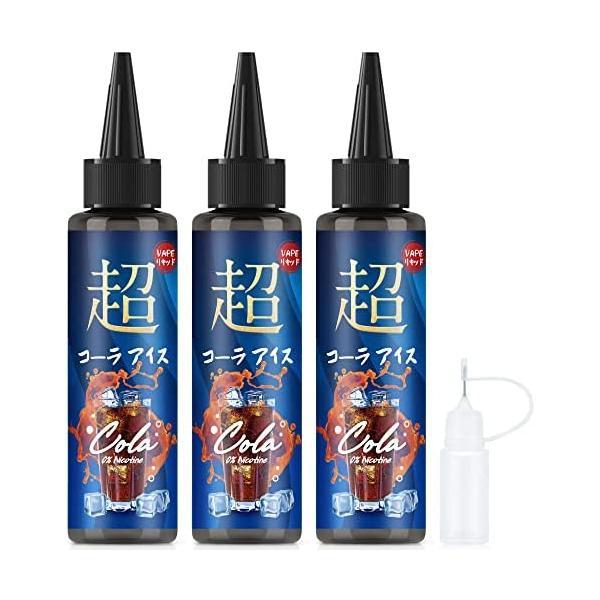 電子タバコ コーラアイス 180ml VAPE りきっど 爽快感 ニードルボトル付き ニコチン・ター...