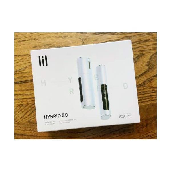 新加熱式たばこ lil HYBRID2.0（リル ハイブリッド）プリズム・ホワイト製品登録不可商品