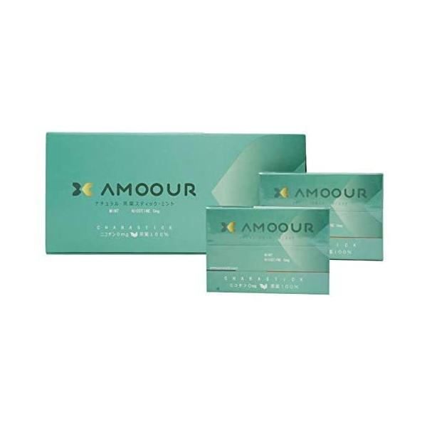 AMOOUR 茶葉スティックミント (1カートン+2箱)